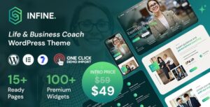 Infine Life Coach and Business Coach WP Theme