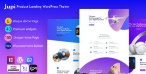 Jupi Product Landing WP Theme