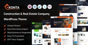 Konta Construction and Real Estate Company WP Theme