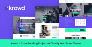 Krowd Crowdfunding & Charity WP Theme