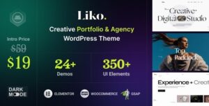 Liko Creative Agency & Portfolio WP Theme