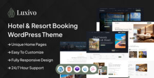Luxivo Hotel & Resort Booking WP Theme