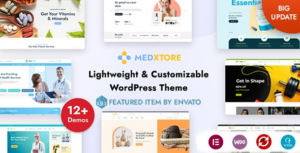 MedXtore Pharmacy, Medical & Beauty Elementor WooCommerce Theme