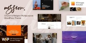 Mission Church & Religion WP Theme