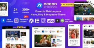 Neeon WP News Magazine Theme