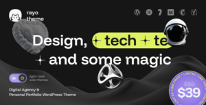 Rayo Digital Agency & Personal Portfolio WP Theme