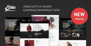 Striz Fashion Ecommerce WP Theme