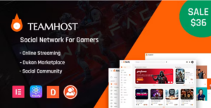 TeamHost Gaming Community & Digital Marketplace