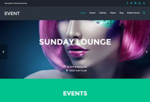 Themify Event WP Theme