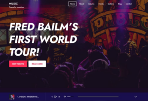Themify Music WP Theme