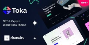 Toka NFT & Crypto WP Theme