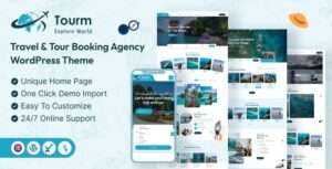 Tourm Travel & Tour Booking Agency WordPess Theme