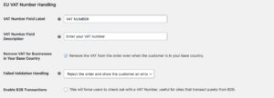WooCommerce EU VAT Number