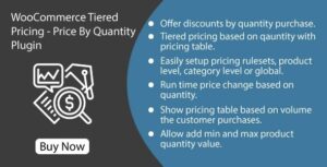 WooCommerce Tiered Pricing Price By Quantity Plugin