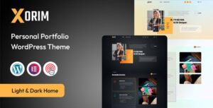 Xorim Personal Portfolio & Resume WP Theme