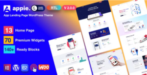 Appie App Landing Page WP Theme