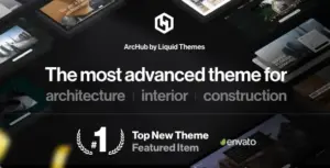 ArcHub Architecture and Interior Design WP Theme