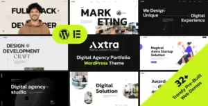 Axtra Digital Agency Creative Portfolio Theme