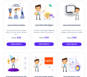 myCred + Addons