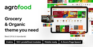 Agrofood Elementor WooCommerce WP Theme