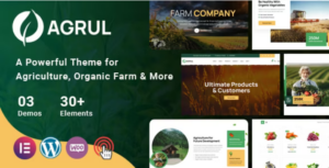 Agrul Agriculture WP Theme