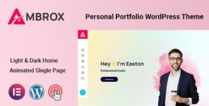 Ambrox Personal Portfolio WP Theme