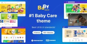 BabyCare Kids Store WooCommerce WP Theme