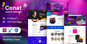 Conat Event & Conference WP Theme + RTL Ready
