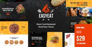 EasyEat Street Food Restaurant WP Theme
