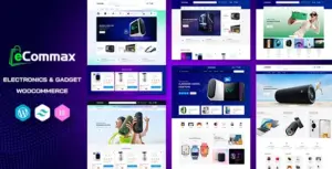 Ecommax Electronics & Gadget WooCommerce WP Theme