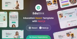 EduBlink Online Learning React Education Template