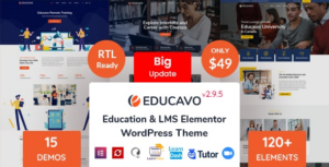 Educavo Online Courses & Education WP Theme