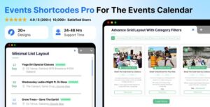 Events Shortcodes & Block Pro For The Events Calendar