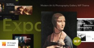 Expo Modern Art & Photography Gallery WP Theme