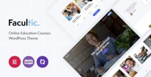 Facultic Online Education Courses WP Theme