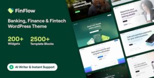 FinFlow Banking, Finance & Fintech WP Theme