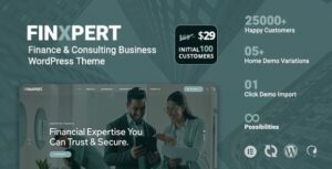 Finxpert Finance & Consulting Business WP Theme
