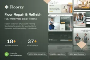 Floorzy Floor Repair & Refinish WP Block Theme