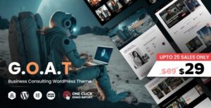 G.O.A.T Business Agency WP Theme