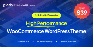 Glozin Multipurpose WooCommerce WP Theme