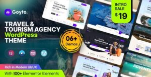 Goyto Travel & Tourism Agency WP Theme