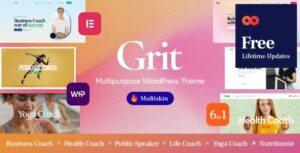Grit Coaching & Online Courses Multiskin WP Theme