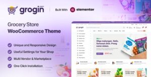 Grogin Grocery Store WooCommerce WP Theme