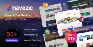 Havezic Travel & Tour Booking WP Theme