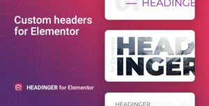 Headinger Customizable Headings for Elementor