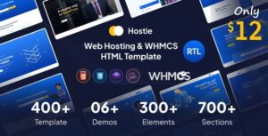 Hostie (2 April 2026) Web Hosting & WHMCS HTML Template