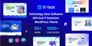 IT-Tech Technology, Saas Software SEO & IT Solutions WP Theme