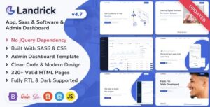 Landrick Saas & Software Landing Page Template