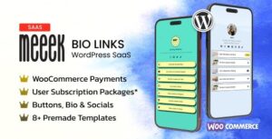 Meeek Bio Links SaaS (WP)