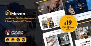 Mezon Plumber, Handyman Services WP Theme